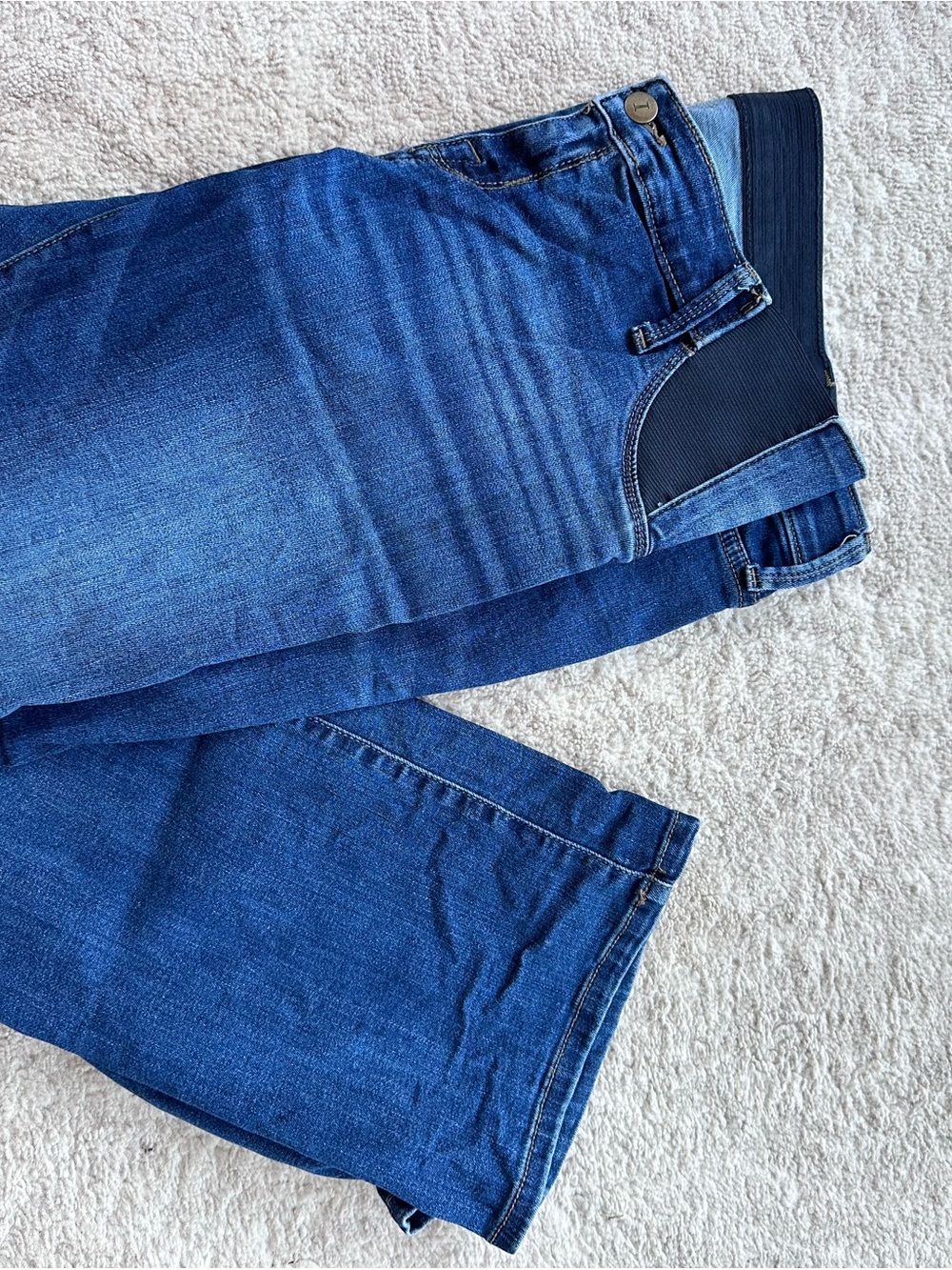 Classic maternity Blue Stretch Denim Jeans